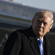 US President Donald Trump returns to the White House